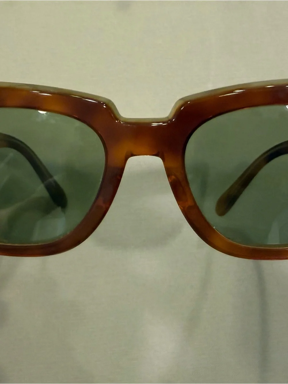 Ray-Ban State Street Sunglasses - Havana Tortoise Frame with Green Lenses